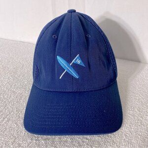 5/$25 Surf And Turf Golf Cape Cod Ocean Navy Blue Flex Fit Ball Cap Hat L/XL